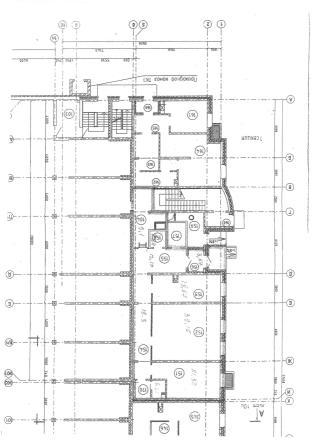 план объекта, выкопировка из поэтажного плана 1 этажа.
