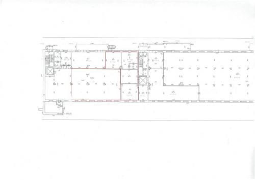План торговых площадей  300 кс.м. 1 этаж
